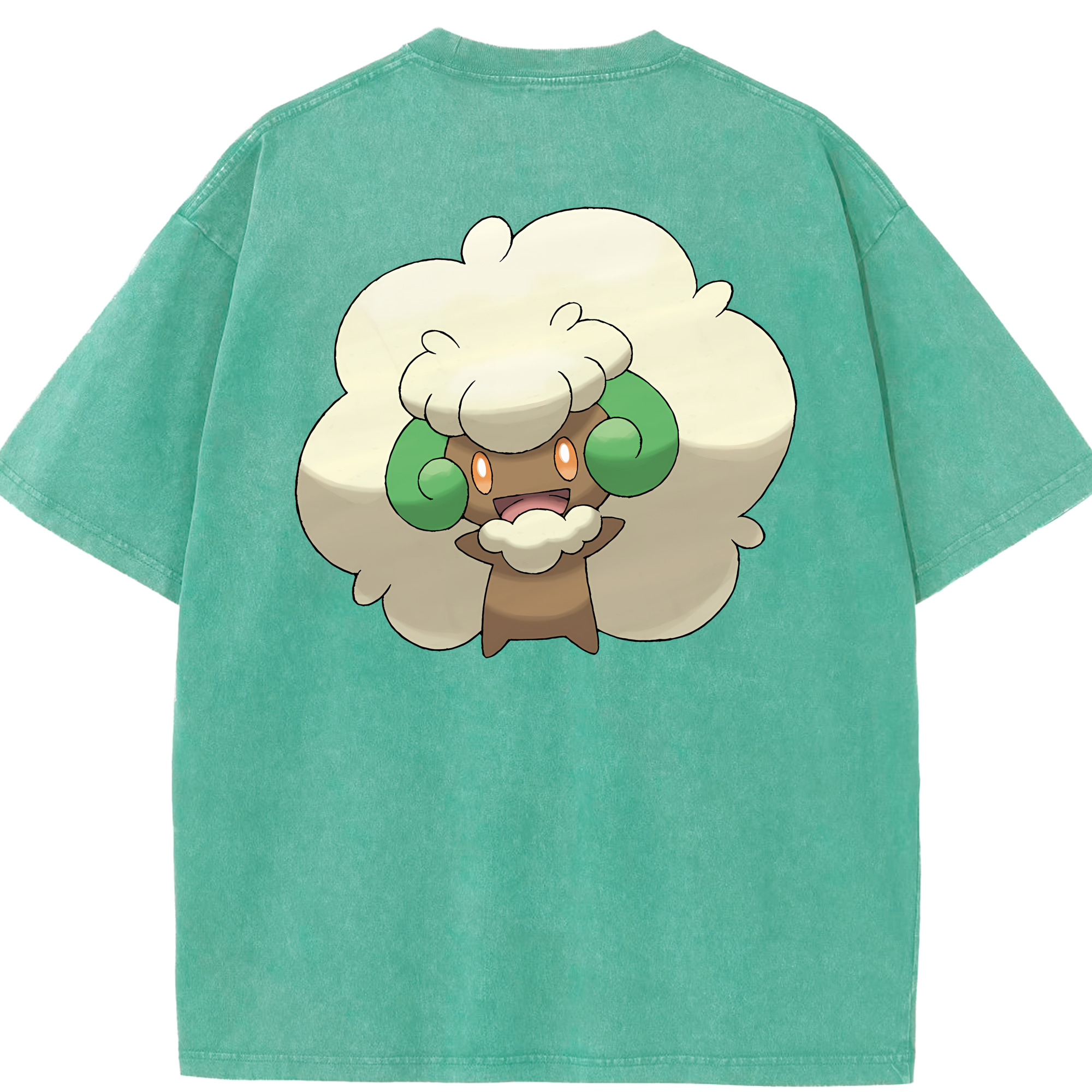（画像用） ポケットモンスター Pokémon 綿100% ヴィンテージ風 半袖Tシャツ（背面プリント）